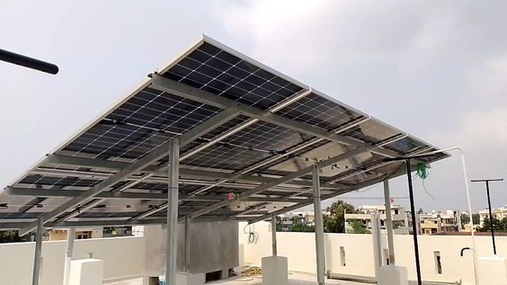 Raised Structure Solar Panel Installation